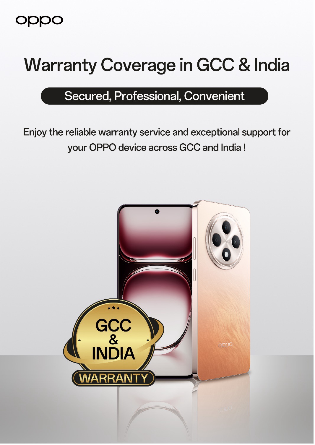 OPPO Introduces Groundbreaking Cross-Country Warranty Services for GCC and India Customers